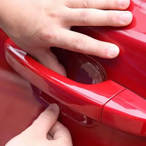 Vista 6 de EZAUTOWRAP - Película protectora 3M Scotchguard transparente para la manija de la puerta, protección contra rayones