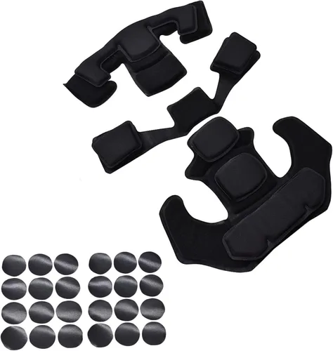 Vista 8 de Almohadillas internas de espuma viscoelástica para casco táctico Airsoft Kit de relleno de casco de repuesto para casco de repuesto para casco