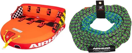 Vista 10 de AIRHEAD Great Big Mable Tubo remolcable para 1-4 jinetes para navegación