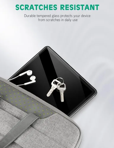 Vista 10 de apiker [Paquete de 2] Protector de pantalla para Samsung Galaxy Tab S10 Plus/S9 Plus/S9 FE Plus/S7 FE 5G/S8 Plus de 12.4 pulgadas, vidrio templado