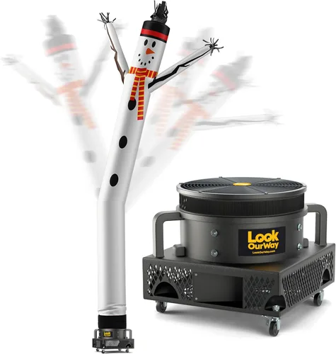 Vista 65 de LookOurWay Juego inflable de tubo para hombre de Halloween Air Dancers Inflable de monstruo loco de 20 pies con soplador de 12 pulgadas Monster