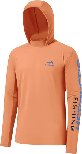 Vista 32 de BASSDASH UPF 50+ - Sudadera con capucha para hombre, protección solar UV, manga larga, rendimiento