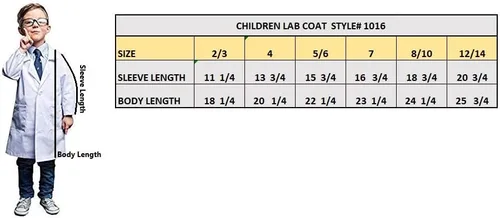 Vista 6 de Natural Uniforms Abrigo de laboratorio para niños, suave al tacto