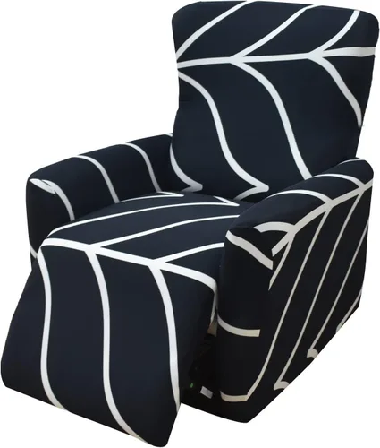 Vista 16 de Fundas para silla reclinable para silla reclinable, 4 piezas, funda para sofá reclinable con bolsillos, funda elástica antideslizante y reclinable