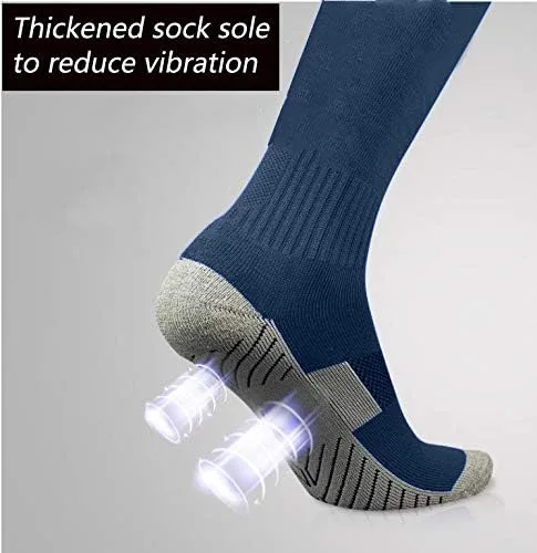 Vista 2 de Calcetines de fútbol de 312 pares de calcetines de fútbol transpirables hasta la rodilla para hombres, jóvenes y niños