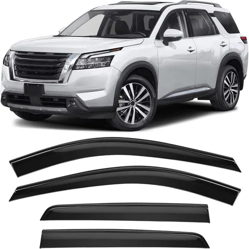 Vista 31 de Deflectores de ventana irrompibles con cinta para Chevrolet Equinox 2025-2026