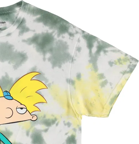 Vista 4 de Nickelodeon Camisa clásica de los 90 para hombre, Rugrats, Real Monsters, Ren & Stimpy y Hey Arnold Tie Dye