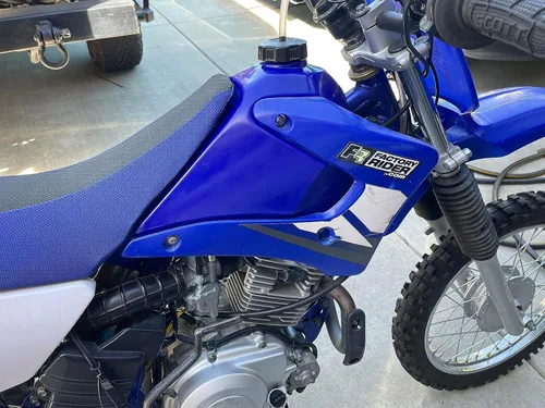 Vista 4 de Topteng Tanque de Gasolina Azul para Yamaha TTR125 TTR 125 2000 2001 2002 2003 2004 2005 2006 2007