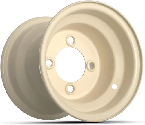 Vista 10 de GTW Rueda de carrito de golf de acero beige 8x7 Centrada Patrón de pernos de 0.157x4.000 in