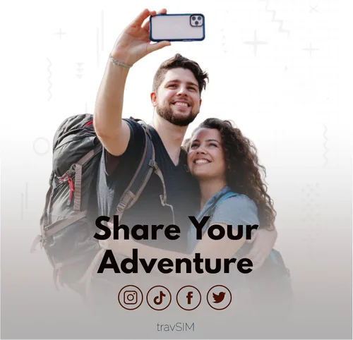 Vista 4 de travSIM Tarjeta SIM de Costa Rica Datos móviles de 10 GB a velocidades 4G/5G Roaming gratuito en El Salvador, Guatemala, Nicaragua y Panamá