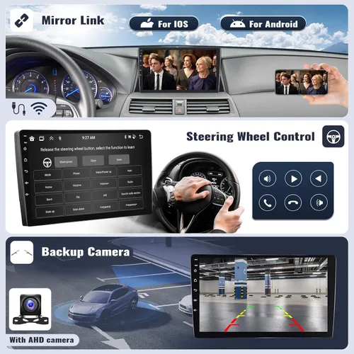 Vista 5 de SIXWIN Android 13 6G+128G Estéreo de coche para Beetle 2004-2010 9 pulgadas pantalla táctil radio coche con CarPlay Android Auto Bluetooth