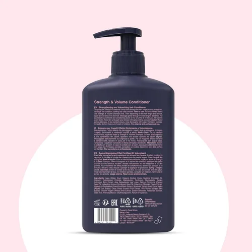 Vista 8 de Climaplex Acondicionador de fuerza y volumen, propiedades hidratantes y protectoras, contiene beneficios desenredantes, deja el cabello suave como