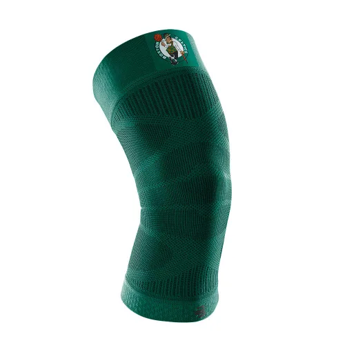 Vista 15 de Bauerfeind - Rodillera de compresión deportiva para rodillas NBA - Diseño ligero con zonas de agarre para alivio del dolor en la rodilla de Negro