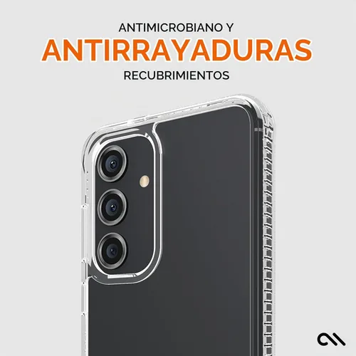 Vista 6 de Case-Mate Funda transparente resistente para Samsung Galaxy S24 [protección contra caídas D3O de 16 pies] [compatible con carga inalámbrica] Funda