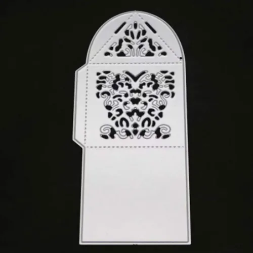 Vista 2 de Adies, caja de regalo hueca de metal troquelado, caja de regalo de mariposa, boda, dulces, troqueles, plantillas cortadas, álbumes de recortes