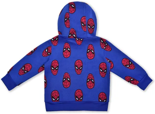 Vista 3 de Marvel Spider-Man - Conjunto de sudadera con capucha y pantalones para niños pequeños