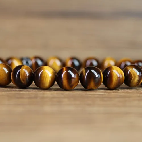 Vista 5 de COAI Pulsera de león con cuentas de piedra para hombres y mujeres, Piedra
