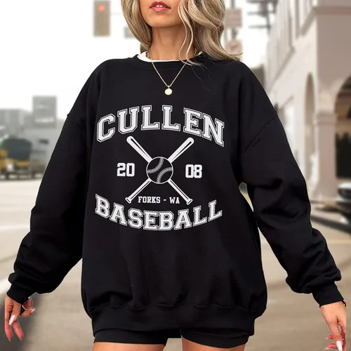 Vista 6 de Cullen Baseball Forks WA Shirts Sudaderas de béisbol sudaderas con capucha para mujeres y hombres, camisetas deportivas de equipo, horquillas