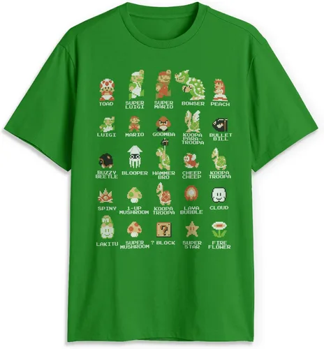 Vista 16 de Nintendo Camiseta para hombre Negro