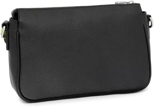 Vista 2 de TOUS Bolso cruzado Empire pequeño negro y piel lima, Negro