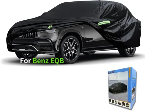 Vista 8 de Ajuste personalizado para funda de auto Mercedes-Benz, impermeable para todo tipo de clima, protección UV, resistente al viento, para exteriores