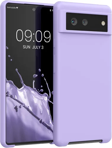 Vista 101 de kwmobile Funda Compatible con Google Pixel 6 Pro - Funda de Teléfono de Silicona TPU con Acabado Suave - Azul Caribe
