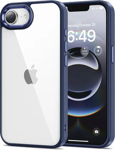 Vista 205 de HOOMIL Funda para iPhone 7 Plus/iPhone 8 Plus de 5.5 Pulgadas, sin amarillamiento, protección contra caídas, cubierta trasera dura transparente