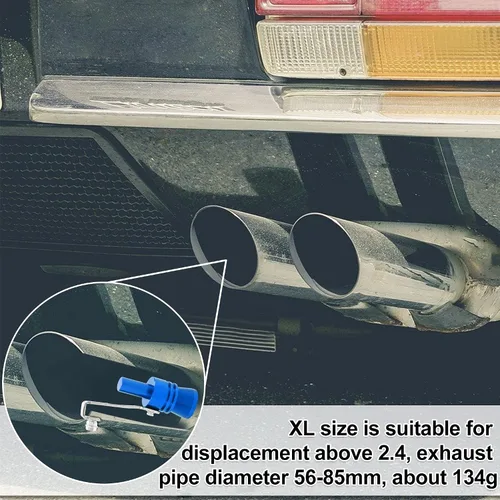 Vista 2 de X AUTOHAUX 2 unids XL tamaño coche Turbo silbato aleación de aluminio universal Turbo sonido escape silenciador tubo silbato coche rugido