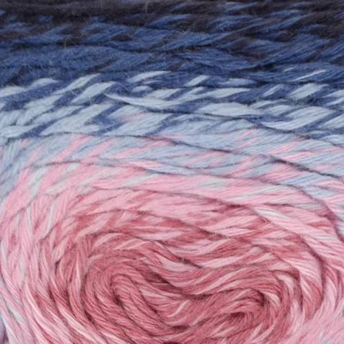 Vista 2 de JubileeYarn Hilo Ombré Blast - 220g/pastel Algodón Peso de Bebé - Dusk and Her Embrace - 1 Pastel 121 El anochecer y su abrazo