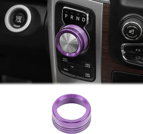 Vista 8 de Voodonala para Dodge RAM - Cubierta de perilla selectora de ajuste de interruptor de faro delantero de aluminio para Dodge RAM 2010-2017, accesorios