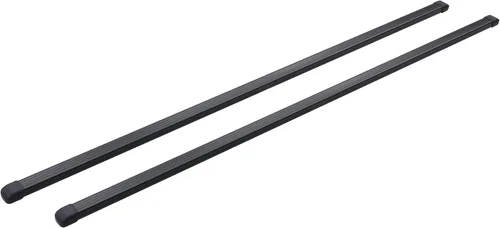 Vista 2 de INNO IN-B107A Barras transversales cuadradas para sistemas de estanterías de techo - 42 pulgadas (1 par) (negro)