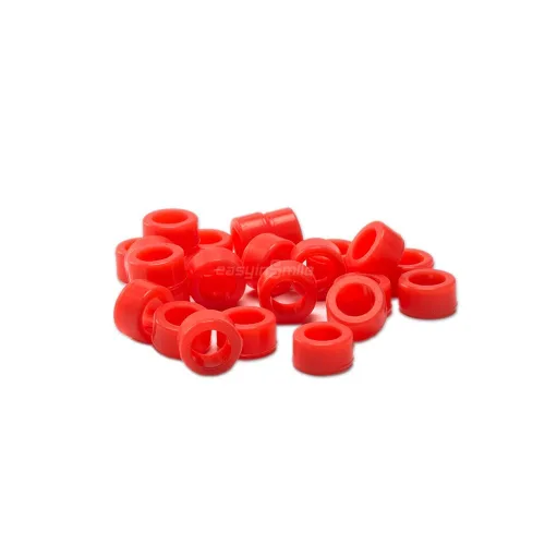 Vista 16 de Código de Color Dental Anillo Banda Silicona Higienista Instrumento Código Anillos S/L Autoclavable 135ºC (S, Negro)