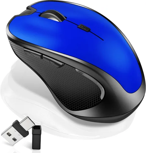 Vista 9 de Ratón para MacBook Ratón inalámbrico Bluetooth para portátil MacBook Air Mac Pro recargable silencioso PC iPad ratón óptico con Jiggler interruptor
