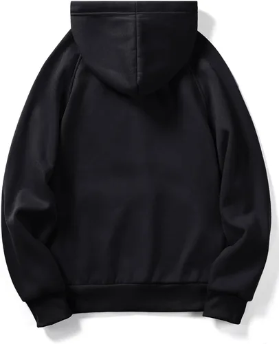 Vista 2 de Floerns Sudadera con capucha y cordón de manga larga con estampado gráfico para hombre