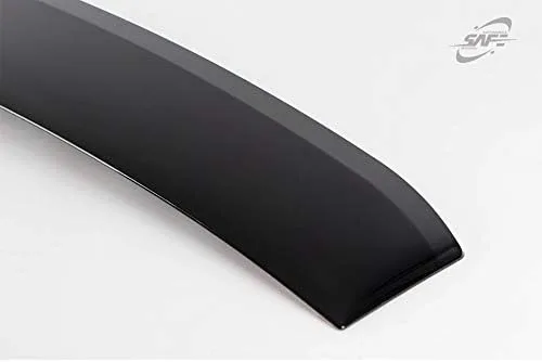 Vista 5 de Alerón de techo de viseras de ventana trasera ABS negro ahumado para Chevrolet Cruze Sedan 2011-2015
