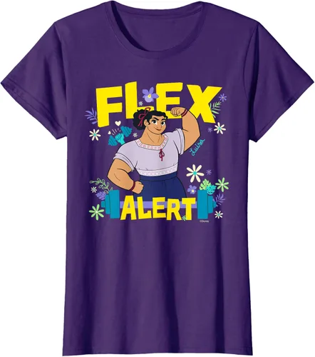 Vista 12 de Disney Encanto Luisa Madrigal Flex Alert Camiseta, Negro