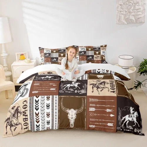 Vista 29 de Manfei Juego de funda de edredón de camuflaje de animales marinos, tamaño individual, juego de ropa de cama de camuflaje de tiburones y ballenas
