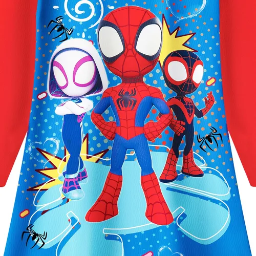 Vista 2 de NOTLY Girls Amazing Costume Dress Toddler Cartoon Hero Cosplay Gown Little Kids Playwear Clothes Party Outfit