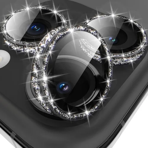 Vista 7 de YWXTW Protector de lente de cámara para iPhone 15/15 Plus/16e/ 17e, anillo de metal antiarañazos individual protector de pantalla de vidrio templado