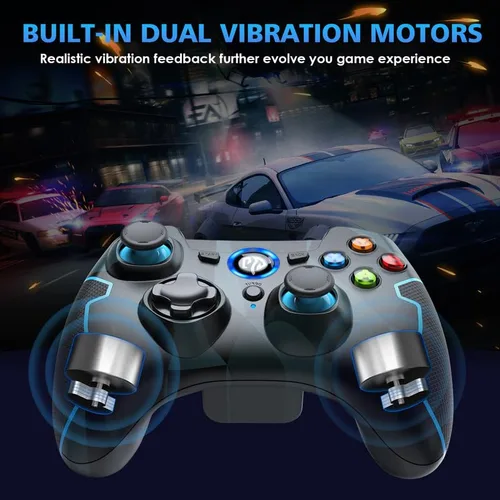 Vista 3 de EasySMX Wireless Gamepad Joystick Controller, 2.4G Gaming Controller for PCPS3AndroidAndroid TV BOX, with Turbo Function, Plug and Play