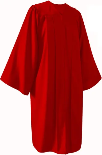 Vista 11 de Bata de coro para iglesia, adulto, mate, bautizo, pastor o vestido Bata de coro mate unisex para adultos diseñada para graduaciones de servicios