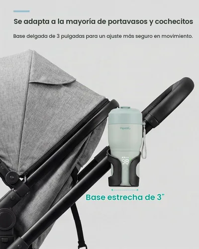 Vista 6 de Papablic Calentador de biberones portátil 2 veces más rápido para viajes