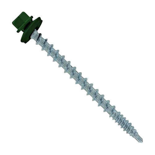 Vista 59 de Fasteners Plus ST Fastening Kwikseal Woodbinder Tornillos de Metal a Madera #10 X 1 Burgundy con Arandela de Goma EPDM, 250 Unidades - Diseñados