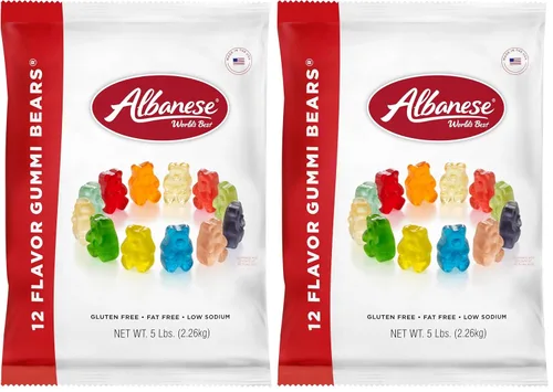Vista 10 de Albanese World's Best 12 osos Gummi de sabor, bolsa de 5 libras