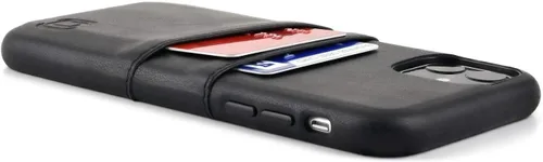 Vista 6 de Dockem Funda tipo cartera para iPhone 11 Placa de metal integrada para montaje magnético y 2 ranuras para tarjetas de crédito (padres)