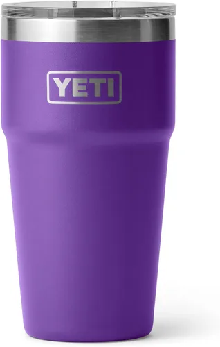 Vista 29 de YETI Rambler - Vaso apilable de 20 onzas, acero inoxidable, aislado al vacío con tapa MagSlider Verde mar