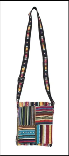 Vista 8 de Bolso bandolera bohemio tribal ajustable pequeño o funda para tablet, Multi, Bohemio