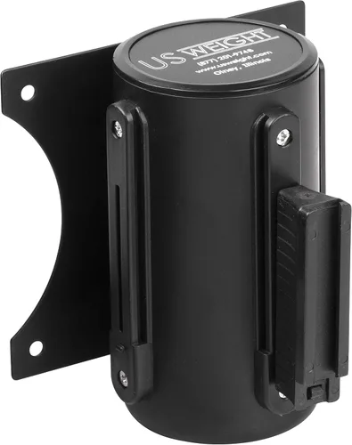 Vista 2 de US Weight Soporte de pared con cinturón retráctil, 8', Negro, 1