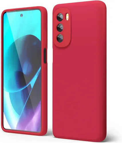 Vista 57 de oakxco para Motorola Moto G Stylus 5g 2021 Funda de teléfono de silicona líquida, delgada y suave, de goma de caucho, TPU, cubierta simple y lisa