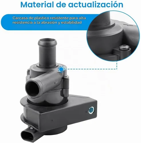 Vista 4 de Bomba de agua auxiliar del motor 1K0965561J con el reemplazo del enchufe